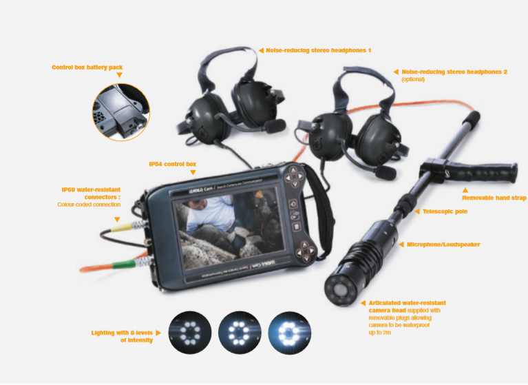 Search Cameras with Communication System